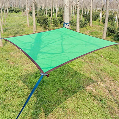 KDDFN 85% Red de Tela de Sombra,Red Verde Resistente a Los Rayos UV,Pantalla de Privacidad del Balcón,Anti-Âge,con Ojales y Cuerda,12 Pines,para Patio