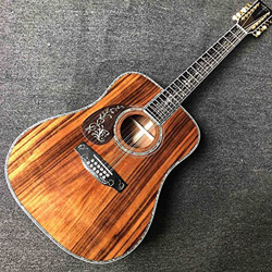 WANANNIGHT Guitarra electrica 12 Cuerdas De Guitarra Acústica Sólida Top De Madera Top 41 Pulgadas Diapasón De Ébano (Color : Guitar and hardcase, Siz en oferta