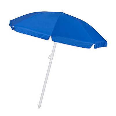 SPRINGOS - Sombrilla de playa, parasol, parasol de viaje, color azul