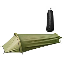1 Persona Tienda de Senderismo, Ultraligera Tienda de Campaña Portátil Impermeable Tienda Campaña Configuración Rápida Tienda de Campaña Bolsa Vivac c características