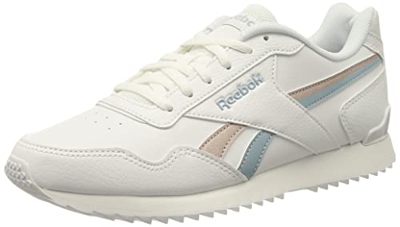 Reebok Royal Glide Ripple Clip, Zapatillas de Deporte Mujer, Cloud White/Gable Grey/Quartz Met, 36 EU