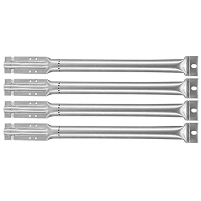 AMONIDA Tubo de Parrilla de Acero Inoxidable, 4 Piezas de Tubo de quemadores de Parrilla de Acero Inoxidable, Piezas de Repuesto, Accesorios Aptos par
