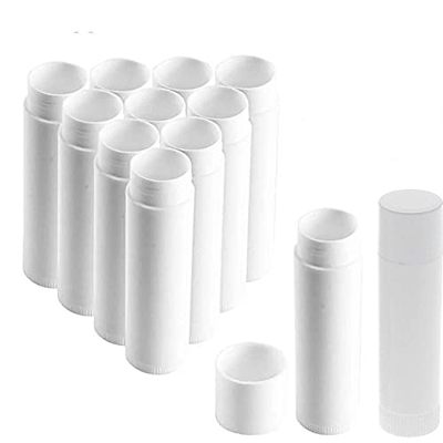 SHJOEE 66Pcs Barra de labios vacía Tubos vacíos de lápiz labial cosmética DIY Lipstick Bálsamo Labial Casero Tubos de bálsamo para labios Bálsamo labi