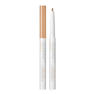 Yoo Lápiz Corrector para Crema de Base de Cobertura Circular de Cejas a Prueba de Agua, lápiz Corrector para imperfecciones de Larga duración, suaviza