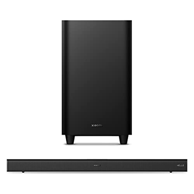 Xiaomi Barra de Sonido para TV de 3.1 Canales con subwoofer inalámbrico, 430W (180W + 250W), Bluetooth, Dolby, DTS, HDMI ARC, USB, Modelo 2021