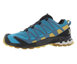 Salomon XA Pro 3D V8 Hombre Zapatos de trail running, Azul (Barrier Reef/Fall Leaf/Bronze Brown), 42 EU en oferta