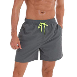 Arcweg Bañador Hombre Chico Playa Poliéster Pantalon Corto Hombre Deporte Secado Rápido Bañadores Natacion Ligero Moda Shorts Gris XL(EU) en oferta