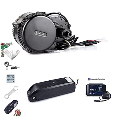 Bafang BBS01B 36V 250W / 350W / 500W Kit de Conversión de Bicicletas Eléctricas, Batería de Tubo descendente Opcional de 36 V 7,8Ah/10Ah/15,6Ah/17,4Ah