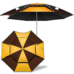 LKP Grande Sombrilla De Jardin 260cm Proteccion UV Sombrilla De Balcon Mástil De Aluminio Parasol antiviento para Exterior Pesca Patio en oferta