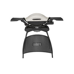 Weber Q2000 - Barbacoa de gas con pie (titanio) en oferta