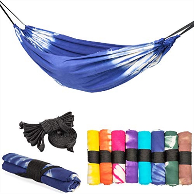 slomock - Hamaca y Toalla 2 en 1 para 2 Personas, 100% algodón en 8 Colores (Interior y Exterior 250 x 145 cm + 2 Cuerdas 250 cm)
