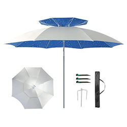 WX-7WXFC Sombrilla De Pesca -Sombrillas Playa,Resistente Al Agua Y A Los Rayos UV,Resistente Y Gruesa,Sombrilla Terraza Exterior,para Patio,Jardin,Pis en oferta