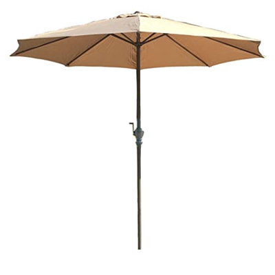 L-HXXS87 Sombrilla, Sombrilla Parasol para Jardín, Resistente Al Agua Y A Los Rayos UV, con 8 Varillas, para Terraza, Jardín, Playa, Balcón, Piscina, 