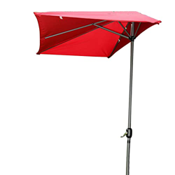 JYFZYTLL Sombrilla Parasol para Jardín, Sombrilla Terraza Exterior, con Manivela De Apertura Fácil, 250x130cm, Toldos Impermeable, para Balcón, Puerta en oferta