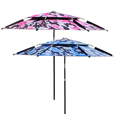 JYFZYTLL 1 Pieza Sombrilla De Playa Portátil - Toldos Parasol Exterior para Deportes De Pesca, Impermeable, Rotación De 360 ​​°, Ventilación, Protecto