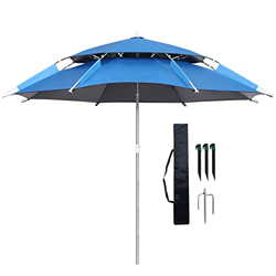 JYFZYTLL Sombrilla De Pesca para Parasol Exterior, Sombrillas para Playa Y Jardín, Toldos Impermeabile, Protección Solar Giratoria De 360 °, para Camp características