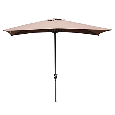JYFZYTLL Sombrilla Jardin Toldo Exterior con Manivela, Paraguas De Terraza, Impermeable, Parasol Semirectangular para Pantalla De Privacidad De Terraz
