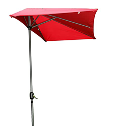 JYFZYTLL Sombrilla Semi-Rectangular para Parasol Jardín, Sombrilla Terraza Exterior, Paraguas, Toldos Balcón, Sombrilla De Mercado Resistente A La Int características