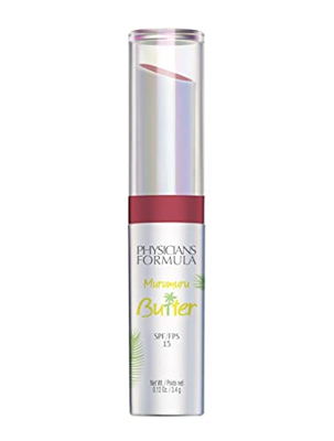 Physicians Formula - Murumuru Butter Lip Cream SPF 15 - Barra de Labios Permanente y Cremosa SPF 15, Aporta Volumen, Nutre y Protege - Con Manteca de 