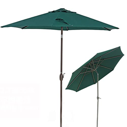 1PCS Inclinable Sombrilla Jardin Exterior, Protector Solar Paraguas De Pesca, Con 8 Varillas, Resistente Al Agua, Para, Junto A Piscina, Restaurante,  características