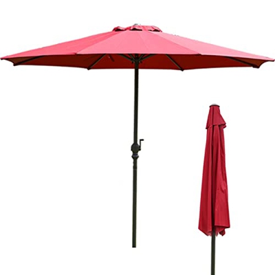 L-HXXS87 1PCS Sombrilla Parasol para Jardín, Sombrilla Terraza Exterior, Resistente Al Agua, Impermeable Proteccion UV, para Uso Doméstico Y Comercial