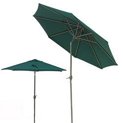 1PCS Sombrilla Terraza Exterior, Sombrilla Parasol Para Exterior, Inclinable, Resistente Al Agua Y A Los Rayos UV Con Manivela Manual, Para Terraza, M precio