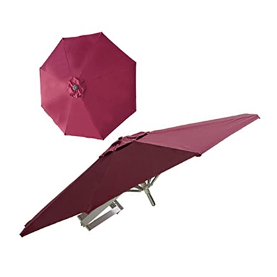 L-HXXS87 87''/98'' 1PCS Aluminio Sombrilla Parasol, Parasol Jardín Exterior, Resistente Y Gruesa, Redonda, Antiviento, Filtro UV, para Terraza, Mercad
