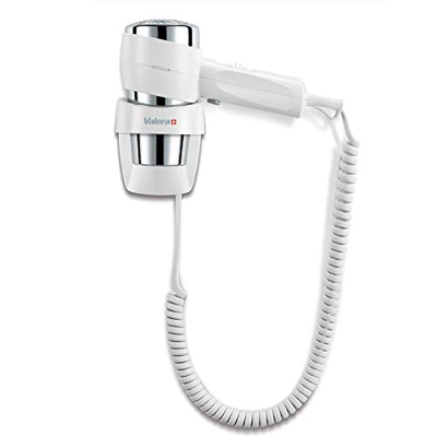 Valera Premium 1600 Super, secador de pelo para hoteles, diseño clásico y compacto, 1600 vatios, Color Blanco