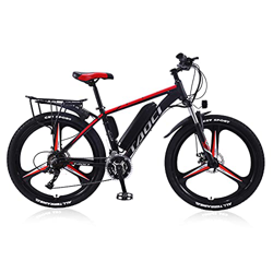 AKEZ Bicicleta eléctrica de montaña de 26 pulgadas, para hombre y mujer, batería de litio extraíble, 36 V, 250 W, bicicleta eléctrica de carreras, bic características
