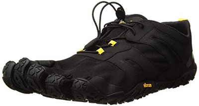 Vibram Fivefingers 19m7601 V 2.0, Zapatillas de Trail Running Hombre, Negro Y Amarillo, 38 EU