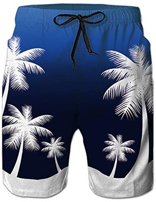 Loveternal Bañadores Hombre Palmeras Casual Hawaiano Bermudas Hombres Deportivos Verano Bañador Hombre Corto XL