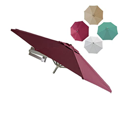 L-HXXS87 1 PCS Sombrilla De Mesa De Mercado, 87''/98''Sombrilla Jardin Exterior Grandeb, con Mástil De Aluminio, Impermeable Proteccion UV, para Terra en oferta