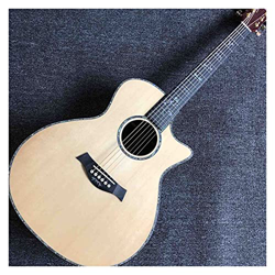 WANANNIGHT Guitarra electrica 41 '' SPRIGE Solido Top ACUSTICA GUITARIO Ebony DIFINBARD Inlay TUERTO DE HONOS en oferta