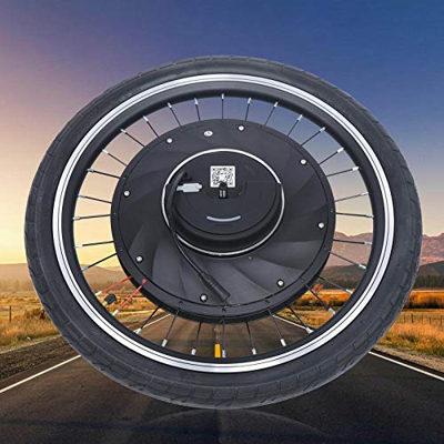 Bicicleta eléctrica de 20 pulgadas, ruedas delanteras de 36 V, 240 W, kit de conversión con interfaz de carga USB