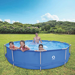 Avenli 98289 - Piscina Redonda de Acero de 12 pies, Material Resistente, fácil de Instalar, tecnología anticorrosión, Ideal para Fiestas de Verano y b en oferta