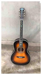 WANANNIGHT Guitarra electrica Toda La Guitarra Solid Spruce 39"Real Classic Acústica Guitarra En Diapasón De Ébano Sunburst en oferta