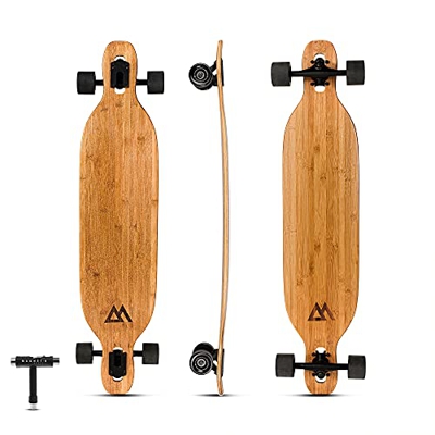 Magneto Longboards - bambú y Fibra de Vidrio Caer a través del Crucero de Longboard