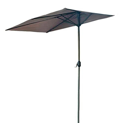 L-HXXS87 Sombrilla Terraza Exterior, Sombrilla, Rectangular, Resistente Y Gruesa, Multiusos, con 5 Varillas, Protector Solar, para Patio, Jardin, Pisc