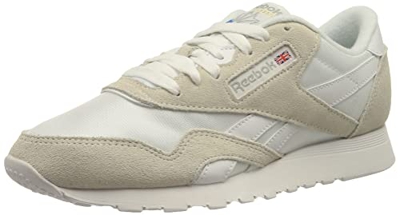Reebok Nylon Cl, Zapatillas Hombre, Blanco (White2/White 2/Light Grey2), 44 EU