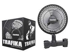 TRAFIKA CLIPFAN OSCILANTE/Ventilador 20W 25CM / 2 velocidades/Pinza Exclusiva para Barras Armario Cultivo / 100% Cobre Ahorro ENERGIA/Larga DURACIÓN U precio
