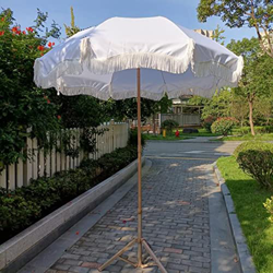 WYFFF Sombrillas Grandes para Terrazas, Protección UV, Protección Solar, Poste De Hierro con Ajuste de Inclinación, Fácil de Usar Y Transportar (Blanc precio