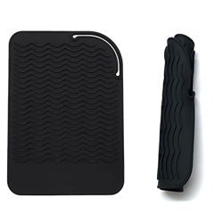 SYXLS Alfombrilla Resistente al Calor Para Rizadores, Alfombrillas de Silicona Resistentes al Calor Para Rizadores, Planchas de Pelo, Otras Herramient precio