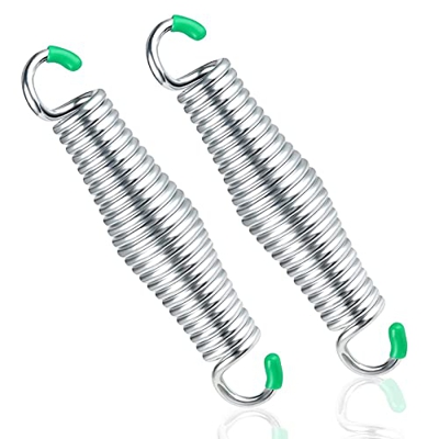 stallry 2 Resortes para Columpio de Porche, Resortes para Sillas Colgantes de Hamaca Resistentes A La Oxidación, Resortes para Montaje en Techo con Ga