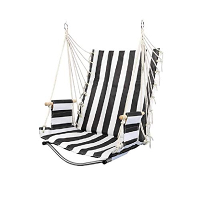 WGHJK Silla Tipo Hamaca para Porche - Asiento de Columpio de Cuerda Colgante para niño, niña, niño, Adulto, Capacidad de 100 kg