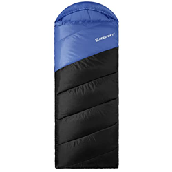 Bessport Saco de Dormir para Adultos, 45 ℉ / 7 ℃ para Clima cálido y frío ４ Estaciones, Ligero y Saco de Dormir Repelente al Agua para mochileros, Aca precio