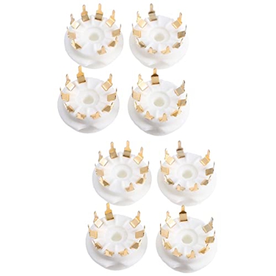 MILISTEN Toma de Tubo de Tubo de Vacío de 8Pcs de 9Pcs Toma de Tubo de Tubo de PCB de 9 Pines