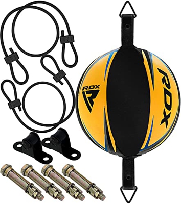 RDX Doble End Velocidad Bola Cuero MMA Rapida Speed Bag Entrenamiento Gimnasio