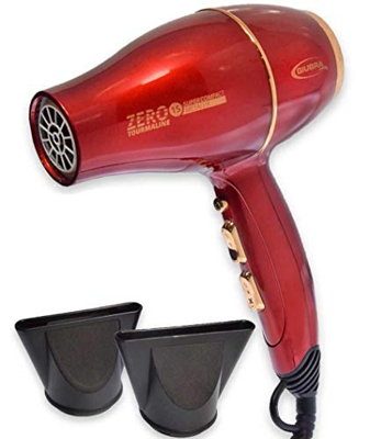 Secador profesional – Zero15 Tourmaline Super Compact Metallik – 2100 W – Rojo metálico