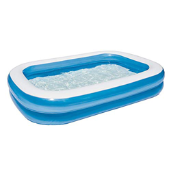 Piscina niño Familiar Inflable Rectangular sobre el Suelo 104.33'X68.89 X20.08 Azul características
