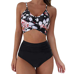 Rouped Bañadores Mujer,Bikinis Mujer Push up Talla Grande,Bikini con Braga Alta,Bañadores Mujer reductores Barriga,RY6101 precio